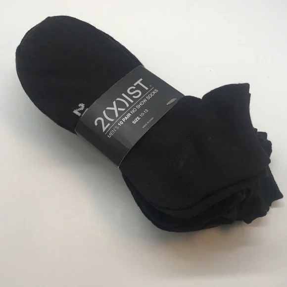 2(X)IST MENŚ 10 PAIR NO SHOW SOCKS SIZE 10-13 - Picture 12 of 14